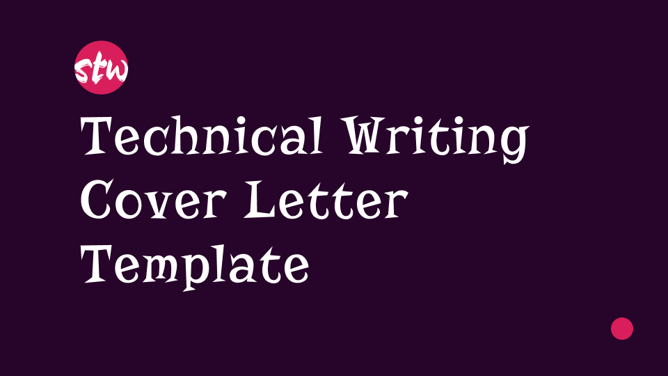 Cover letter template for full-time writing jobs